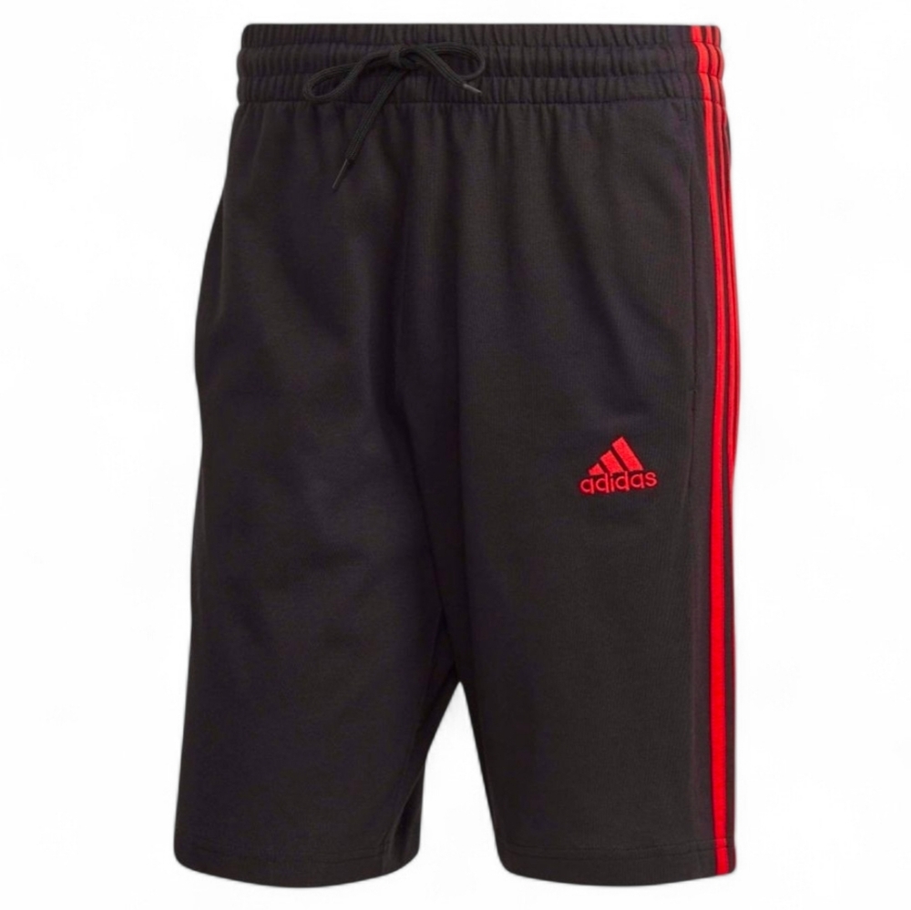 Adidas Essentials 3 Stripe Jersey Shorts Men's 2XLT